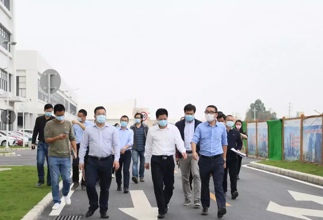 顺德区委副书记、区长彭聪恩一行调研壹号娱乐顺德环保科技产业园