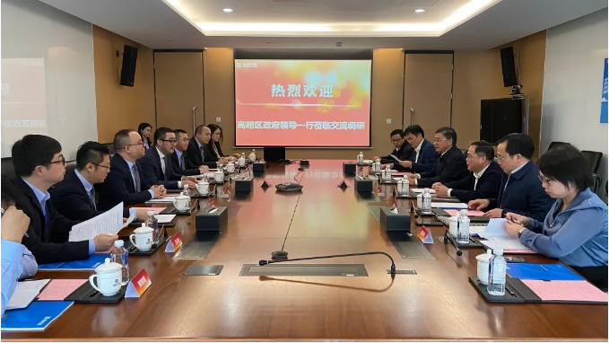 高明区区委书记杨永泰一行到壹号娱乐调研